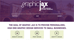 Desktop Screenshot of graphicjax.com